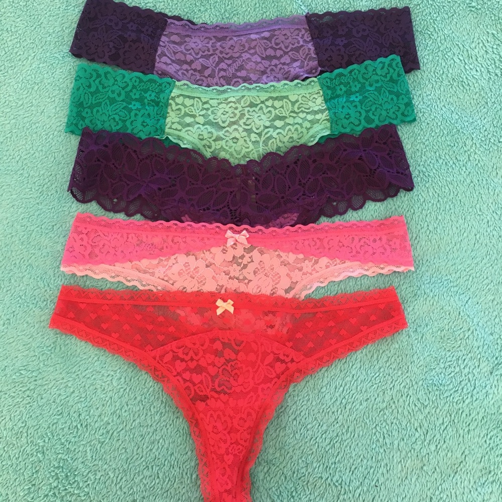 Aerie lace thong bundle